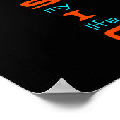 Poster Conception de texte sur la musique (Coin)