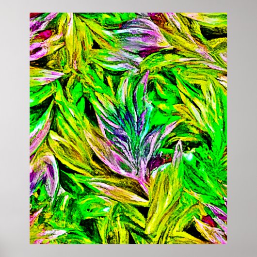 Poster Conception de traits Plantes dynamiques (Devant)