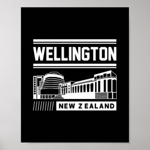 Poster Conception de typographie moderne à Wellington Nou