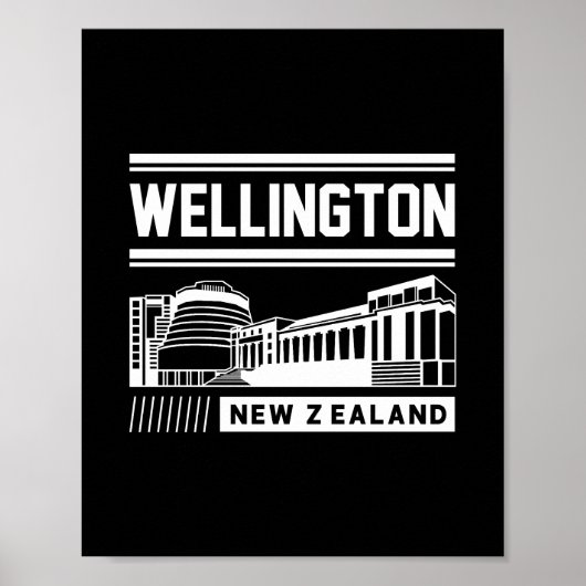 Poster Conception de typographie moderne à Wellington Nou (Devant)