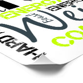Poster Conception de typographie pour la motivation fitne (Coin)