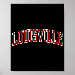 Poster Conception de vintage de Louisville hommes femmes