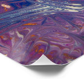 Poster Conception de vortex des couleurs (Coin)