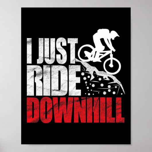 Poster Conception de VTT pour le VTT en descente (Devant)