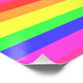 Poster Conception des bandes de spectre de couleurs arc-e (Coin)