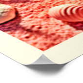 Poster Conception des coquilles de plage baisées au solei (Coin)