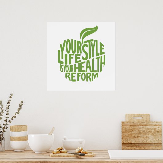 Poster Conception des devis de santé. (Cuisine)