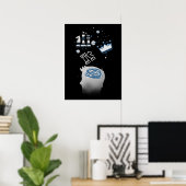 Poster Conception des échecs (Bureau à domicile)