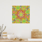 Poster Conception des symboles de paix (Cuisine)