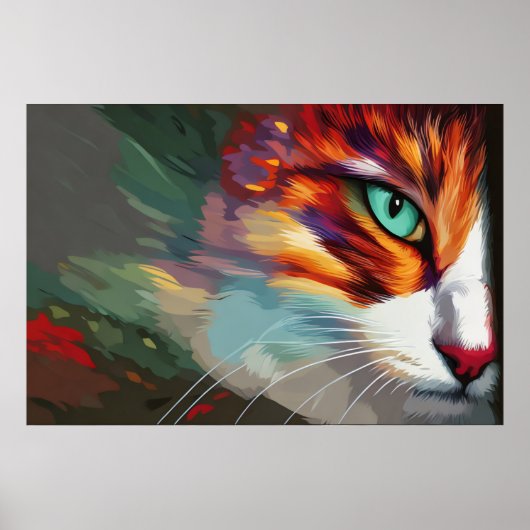 Poster Conception des yeux de chat (Devant)