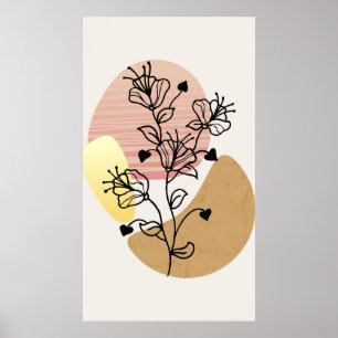 Poster Conception design tendance moderne