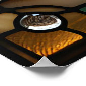 Poster Conception d'étoile de mer aspect vitrail (Coin)