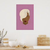 Poster Conception d'impression d'icône originale inspirée (Cuisine)