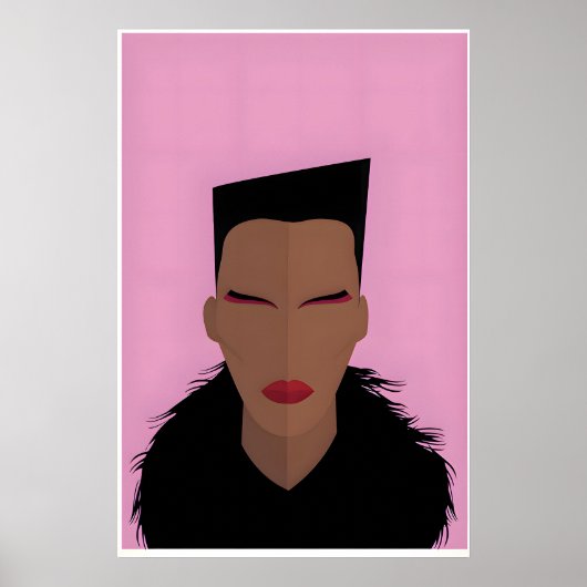 Poster Conception d'impression d'icône originale inspirée (Devant)