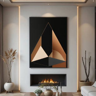 Poster Conception d'intérieur de luxe Moderne Abstraite