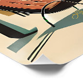 Poster Conception d'intérieur de milieu de siècle Salon d (Coin)