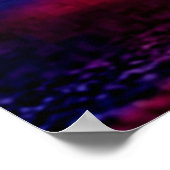 Poster Conception d'ornement de Noël néon vibrant (Coin)