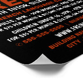 Poster Conception Drapeau Français, Cours de Français (Coin)