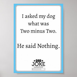 Poster Conception drôle de blague de papa cool