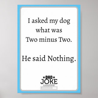 Poster Conception drôle de blague de papa cool