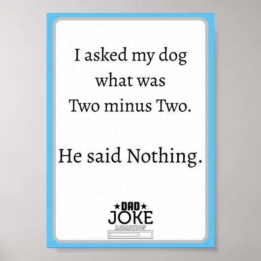 Poster Conception drôle de blague de papa cool (Devant)