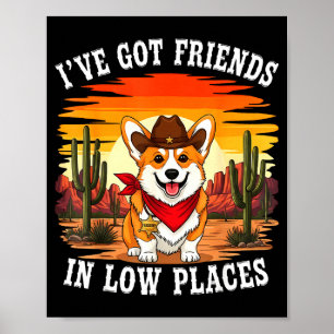 Poster Conception drôle de Corgi pour hommes femmes enfan