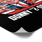 Poster Conception drôle de Donny 2-dolls Trump (Coin)