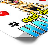 Poster Conception drôle de Labrador Retriever pour propri (Coin)