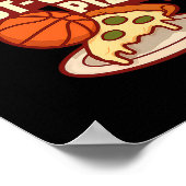 Poster Conception drôle de matériel de fan de pizza de sk (Coin)