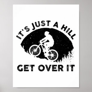 Poster Conception drôle de VTT pour hommes femmes piste R