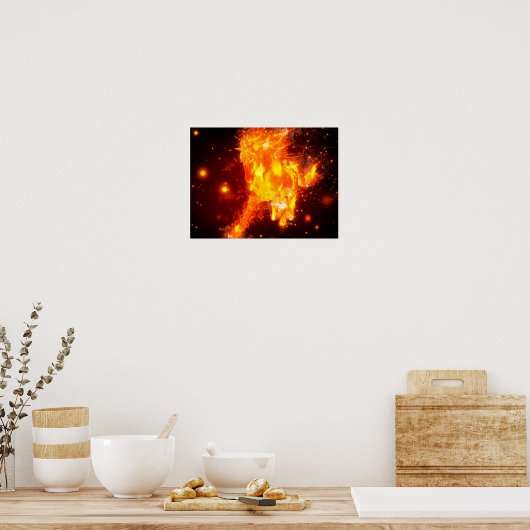 Poster Conception du cheval de tir (Cuisine)