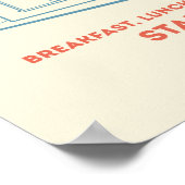 Poster Conception du diner de Luke Stars Hollow (Coin)