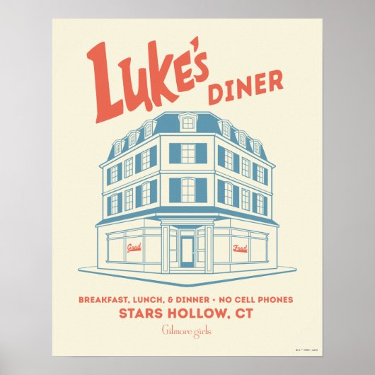Poster Conception du diner de Luke Stars Hollow (Devant)