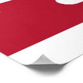 Poster Conception du drapeau de l'État du Maryland (Coin)