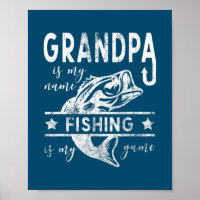 Conception du grand-père de la pêche cool