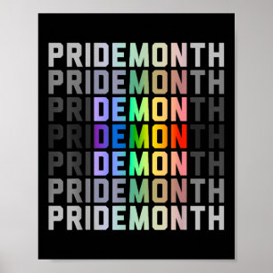 Poster Conception du mois de la fierté LGBTQIA - Amour Ga