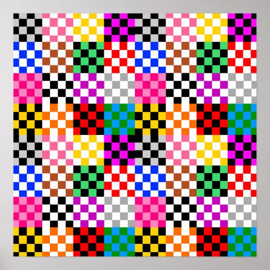 Poster Conception du Motif de vérification de la mise en (Devant)