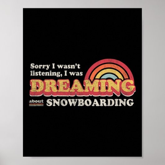 Poster Conception du snowboard (Devant)