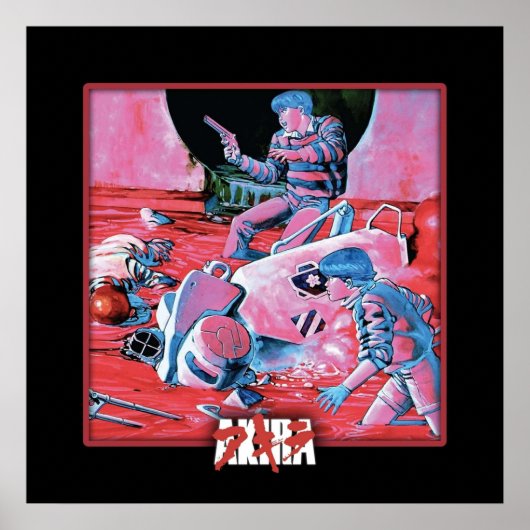 Poster Conception du volume 1 d'Akira (Devant)