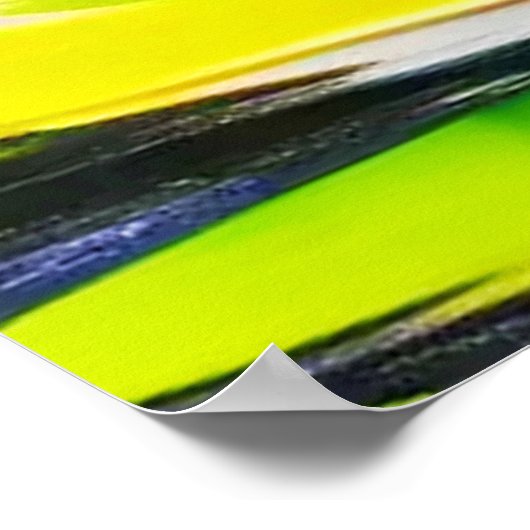 Poster Conception du vortex spiral coloré (Coin)