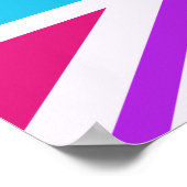 Poster Conception d'un drapeau/d'un Jack - Multicolore (Coin)