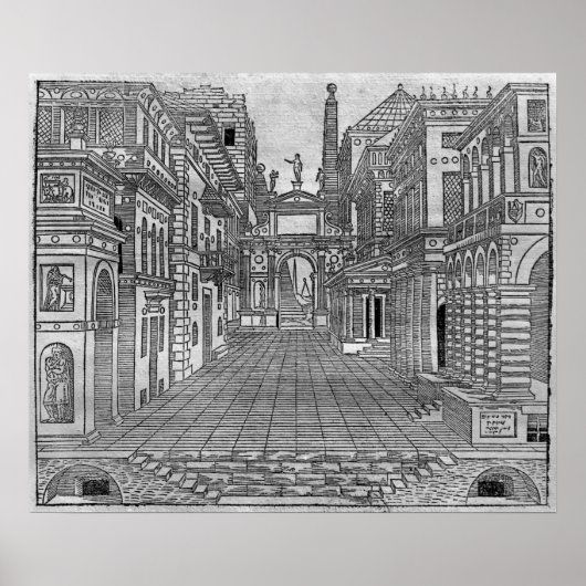 Poster Conception d'une scène tragique (Devant)