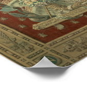 Poster Conception d'une tapisserie dans l'étude de Bonapa (Coin)