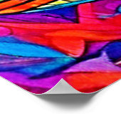 Poster Conception d'une vue oeil psychédélique (Coin)