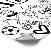 Poster Conception en ligne "ABIGAIL" Color-it-Yourself (Coin)