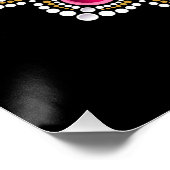 Poster Conception épopée de Mandala Paisley (Coin)