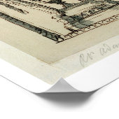 Poster Conception esquissée pour panneaux ornés (stylo et (Coin)