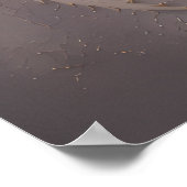 Poster Conception florale Elegant Frost Bloom | Gaufrage (Coin)