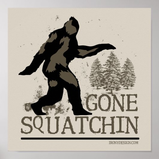 Poster Conception Fuite de Sasquatch (Devant)