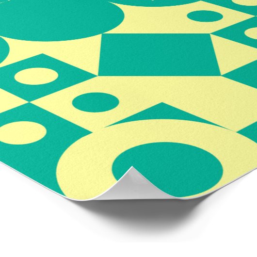 Poster Conception géométrique (Coin)